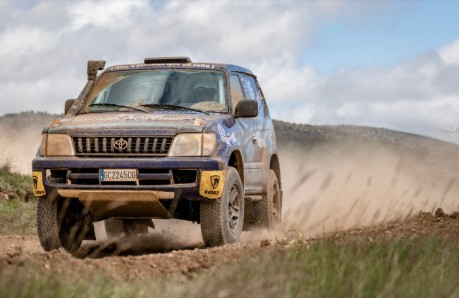 Daniel Albero probará por primera vez en la Baja Aragón el Toyota Land Cruiser con el que partici