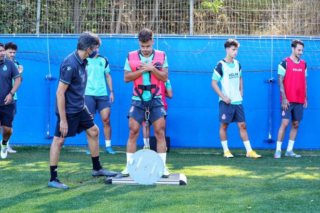 Los jugadores del Espanyol, en pretemporada (Foto: RCDE).