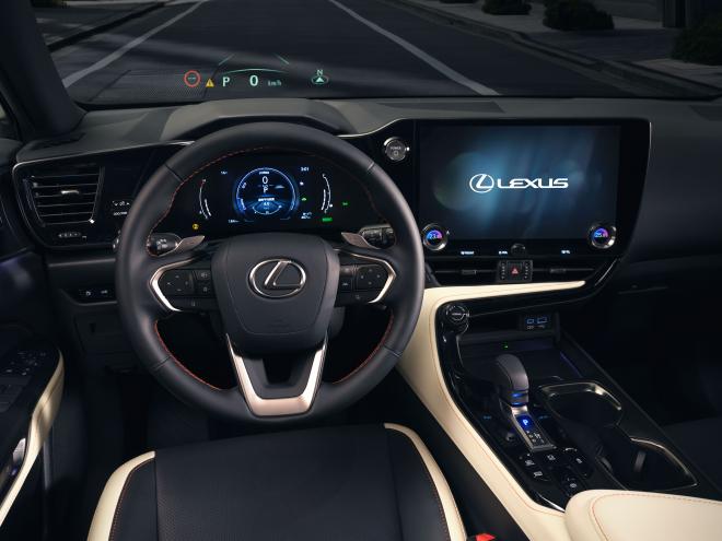Interior del nuevo Lexus NX.