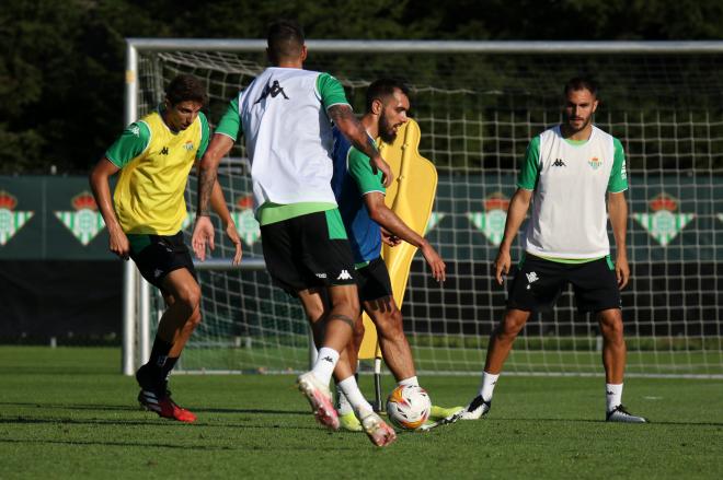 Imagen de un entrenamiento del Betis (Foto: RBB).