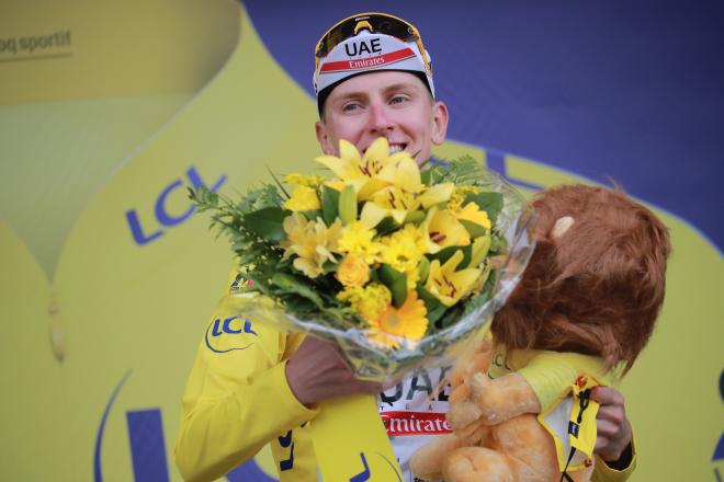 Tadej Pogacar vence en la 18ª etapa del Tour de Francia (Foto: EFE).