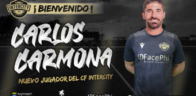 Creatividad del Intercity para anunciar al ex del Sporting Carlos Carmona. (Foto: Intercity FC)