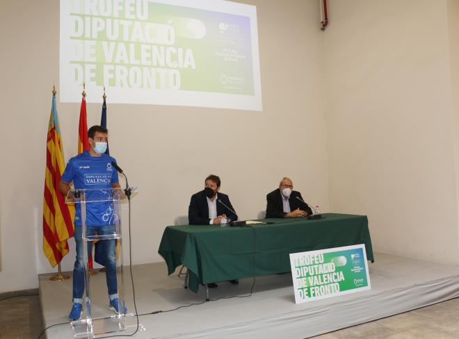 El XVI Trofeu Diputació de València de frontón ha sido presentado ya