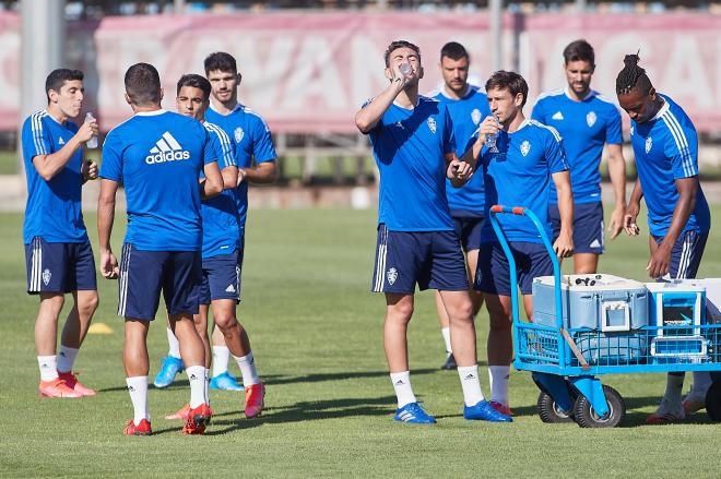 Entrenamiento de Pretemporada del Real Zaragoza (Foto: Daniel Marzo). 