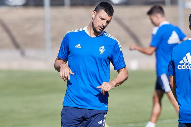 Entrenamiento de Pretemporada del Real Zaragoza (Foto: Daniel Marzo).