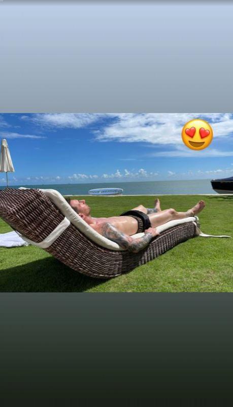 Leo Messi, de vacaciones (Foto: @AntonelaRoccuzzo).