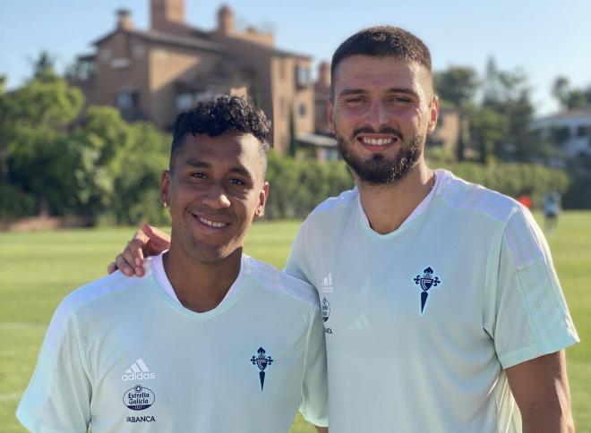 Renato Tapia y Okay Yokuslu ya están en Marbella con el Celta (Foto: RCCV).
