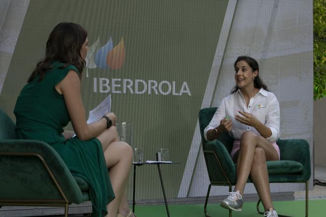 Carolina Marín, en el acto de Iberdrola en la víspera del inicio de los Juegos.