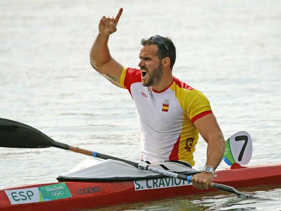 Saúl Craviotto, abanderado olímpico español.