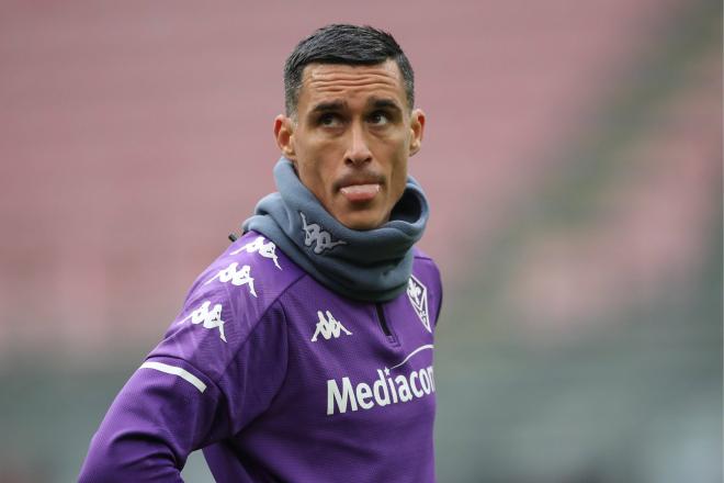 José Callejón, antes de un partido con la Fiorentina (Foto. Cordon Press).