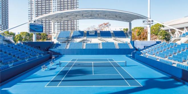 Pista rápida de tenis.