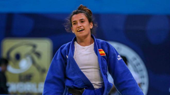 La judoca española Ana Pérez, en los Juegos Olímpicos de Tokio.
