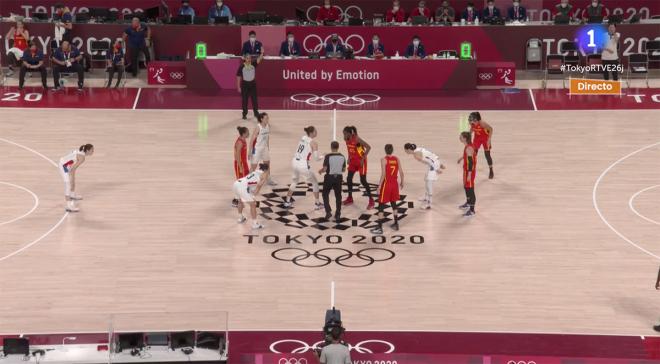 Inicio del Corea-España de baloncesto femenino.