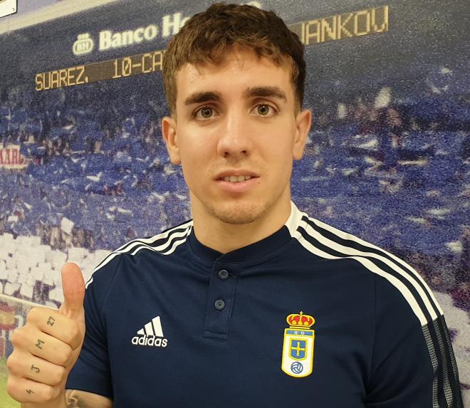 Joni Montiel, nuevo jugador del Real Oviedo (Foto: RO).
