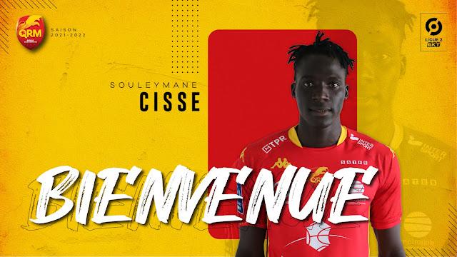 Souleymane Cisse, nuevo jugador del Quevilly Rouen Métropole.