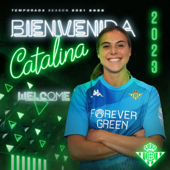 Catalina Pérez, nueva portera del Betis Féminas (Foto: RBB).