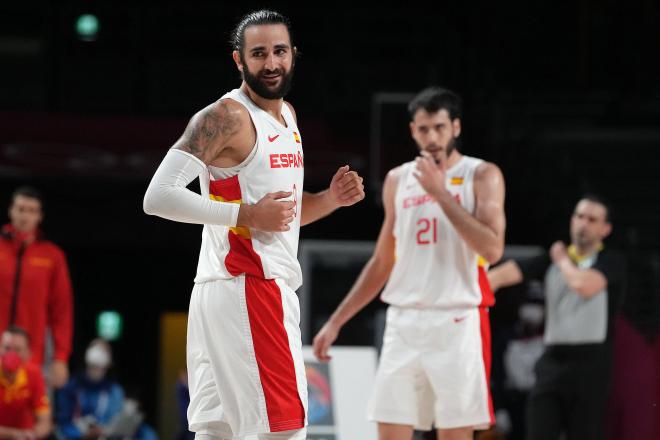 Ricky, en el duelo de España ante Argentina (Foto: CordonPress).