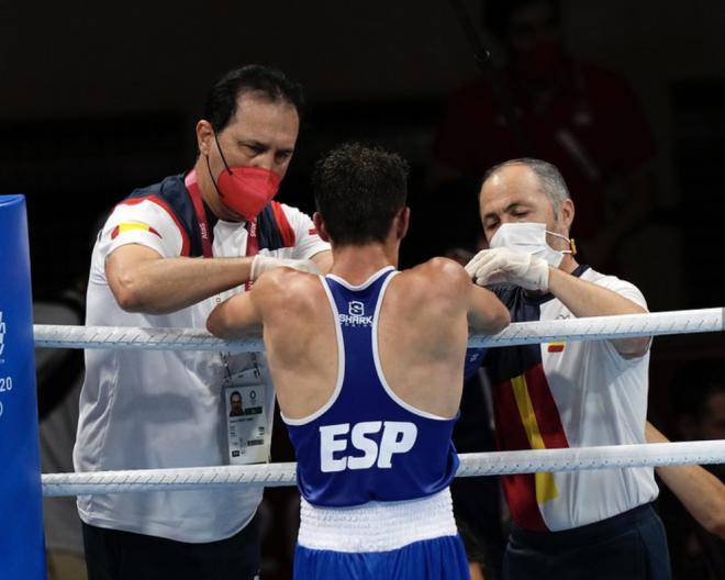 Gabriel Escobar, durante los Juegos Olímpicos de Tokio (Foto: COE).