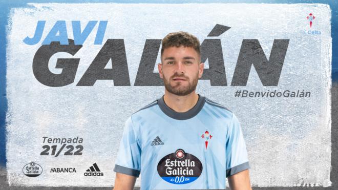 Javi Galán, nuevo fichaje del Celta (Foto: RC Celta).