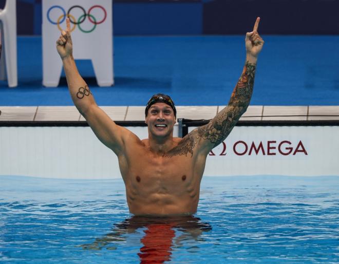 Caeleb Dressel, cuatro medallas de oro en los Juegos Olímpicos