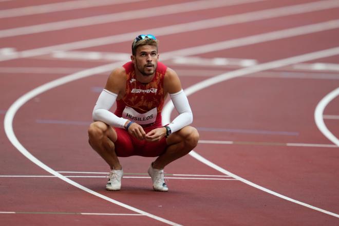 Óscar Husillos se lamenta tras su participación en los Juegos.