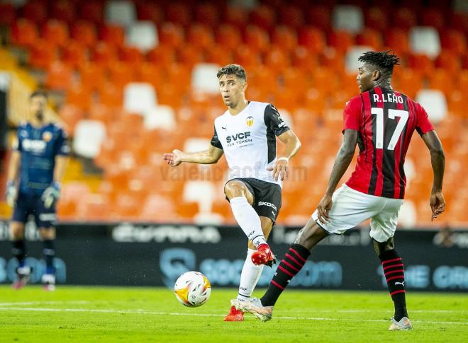 Gabriel Paulista, en el Valencia-Milan de pretemporada (Foto: VCF).