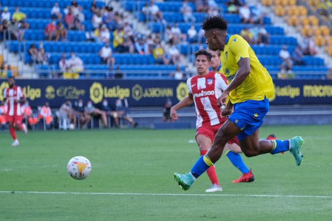 El 'Choco' Lozano, durante el Trofeo Carranza (Foto: Cristo García).