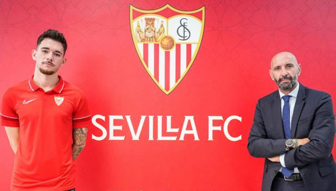 Isma Armenteros y Monchi (foto: Sevilla FC).