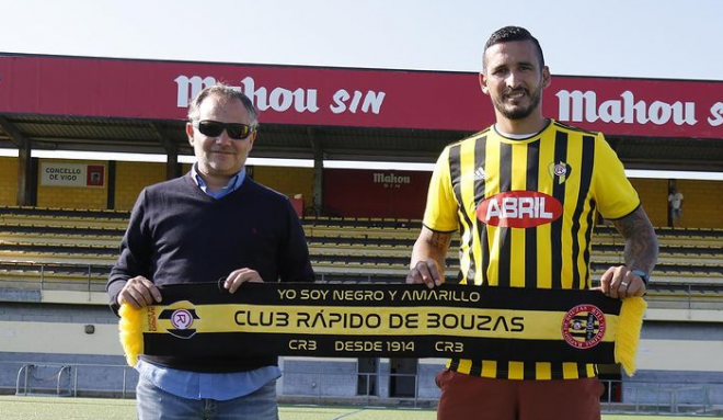 Gastón Cellerino, fichaje del Rápido de Bouzas (Foto: Instagram).