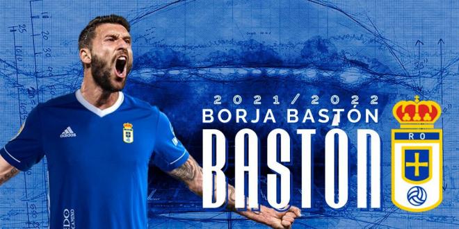 Borja Bastón, nuevo jugador del Real Oviedo (Foto: Real Oviedo).