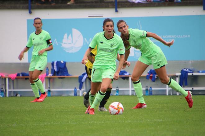 Nekane Díez, toda una veterana del equipo del Femenino, volverá al Carranza (Foto: Athletic Club).