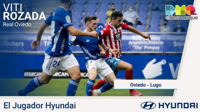 Viti, Jugador Hyundai del Real Oviedo-Lugo.