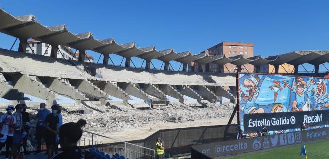 Los restos de Marcador tras su demolición