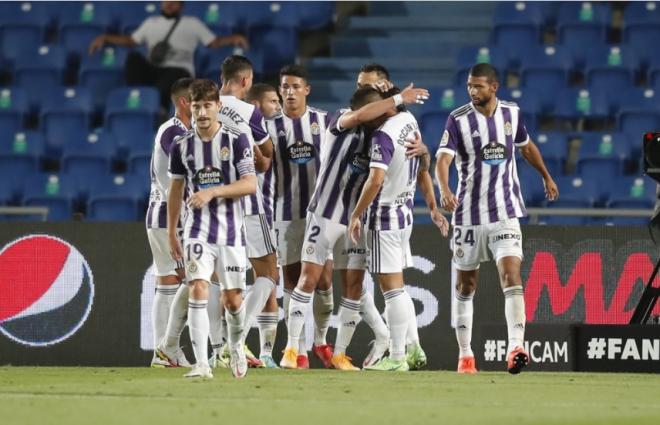 El Real Valladolid celebra el gol de Marcos André (Foto: Real Valladolid).jpg