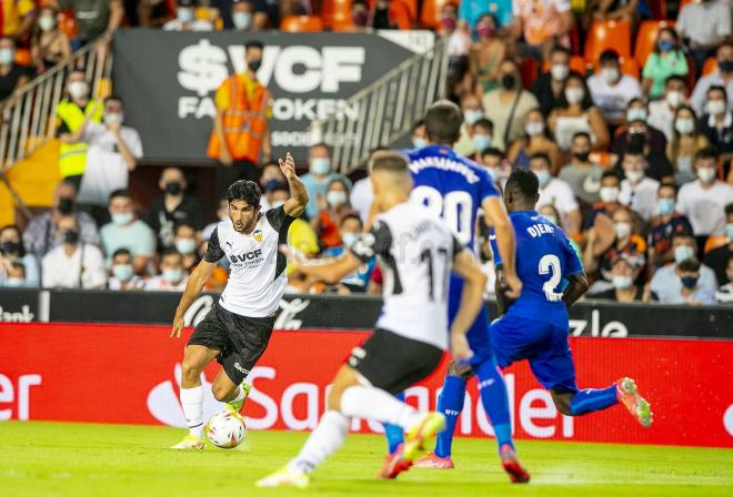 Gonçalo Guedes hizo un partidazo contra el Getafe (Foto: Valencia CF).jpeg
