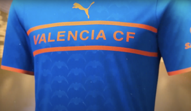 Camiseta azul del Valencia CF
