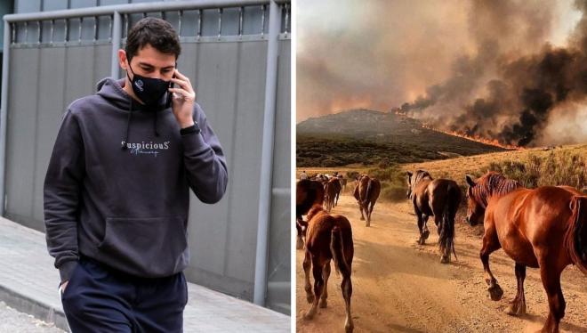 Iker Casillas y el incendio de Navalacruz.