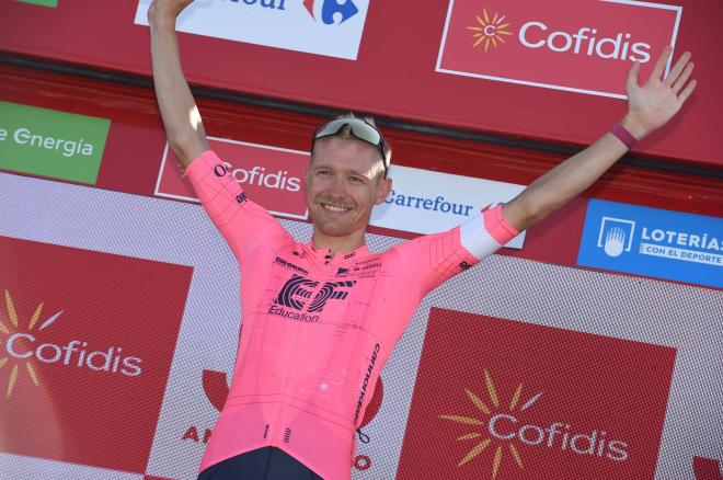 Magnus Cort, campeón en la etapa de La Vuelta en Cullera, Valencia (Foto: Cordon Press).