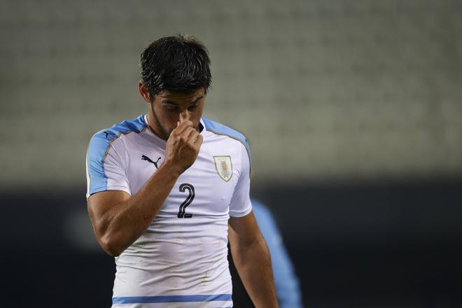 Bruno Méndez, central uruguayo en la agenda del Atlético de Madrid (Foto: Cordon Press).