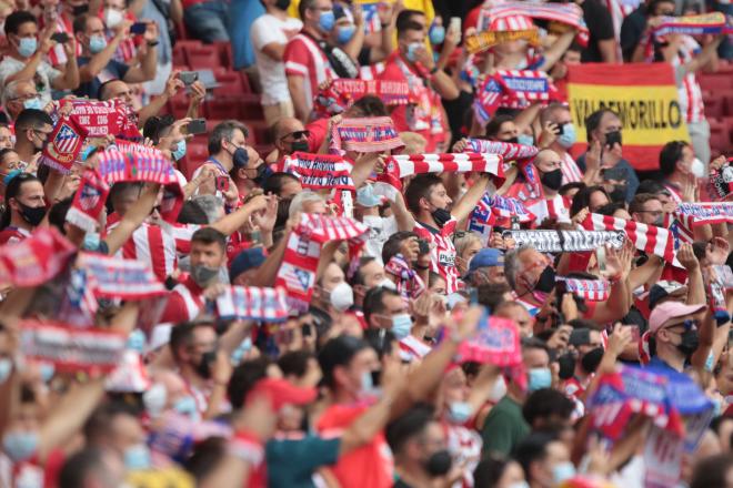 Afición del Atlético de Madrid (Foto: Cordon Press).