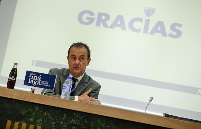 José María Muñoz, administrador judicial del Málaga (Foto: Málaga CF).