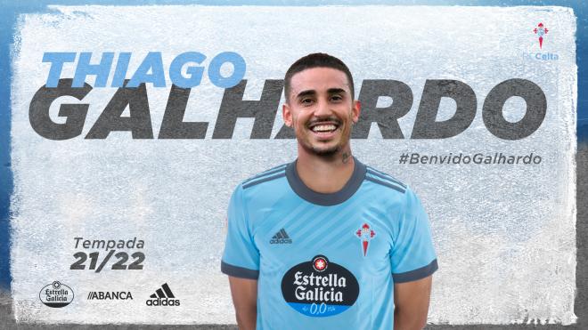 Thiago Galhardo, nuevo jugador del Celta.