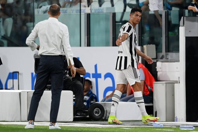 Cristiano Ronaldo, en su posible último partido con la Juventus (Foto: Cordon Press).