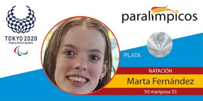 Marta Fernández, plata en los Juegos Paralímpicos (Foto: CPE).