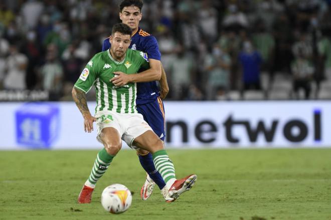 Aitor Ruibal, ante el Real Madrid (Foto: Kiko Hurtado).