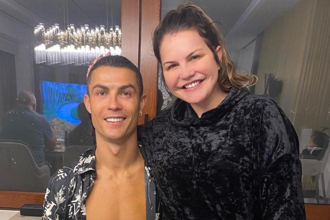 Cristiano Ronaldo junto a su hermana Katia (Foto: IG/katiaaveirooficial).