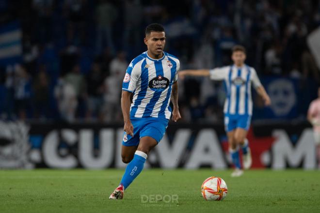 Juergen durante un partido con el Dépor en Riazor (Foto: RCD).