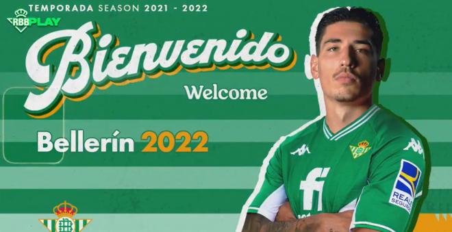 Héctor Bellerín, nuevo jugador del Real Betis.