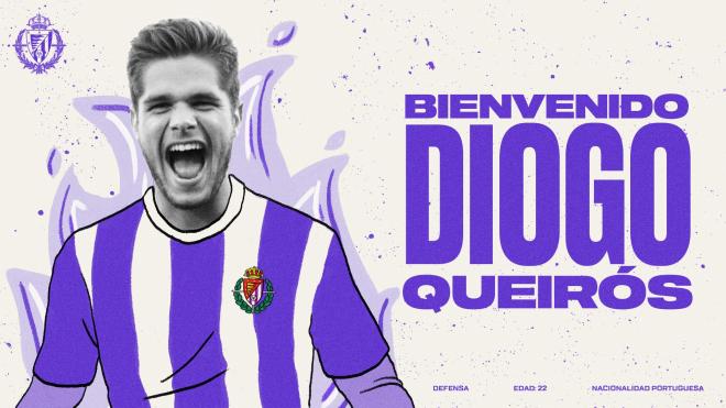 Diogo Queirós, nuevo jugador del Real Valladolid para la próxima temporada.