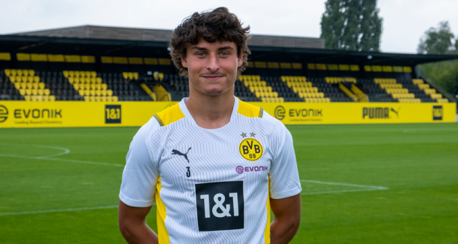 Guille Bueno, nuevo jugador del Borussia Dortmund (Foto: BVB).